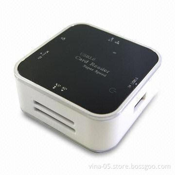 USB 3.0 Card Reader with 5Gbps Super-speed, Supports SDHC and SDXC Memory Card